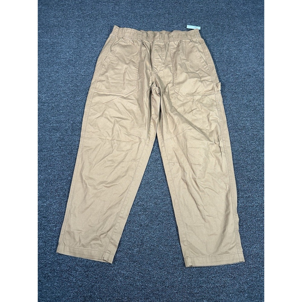 New Old Navy‎ Pants Men's Large Brown Carpenter Joggers Comfort Waistband